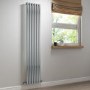 Chrome Vertical Tall Radiator - 1800 x 360mm