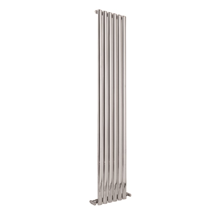 Chrome Vertical Tall Radiator - 1800 x 360mm