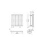 Horizontal White Flat Panel Radiator - 600 x 600mm