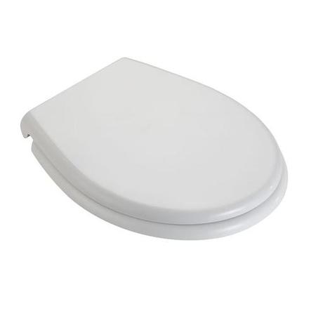 White Round Soft Close Toilet Seat with Quick Release - Ripley