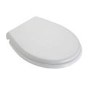 GRADE A1 - White Round Soft Close Toilet Seat with Quick Release - Ripley