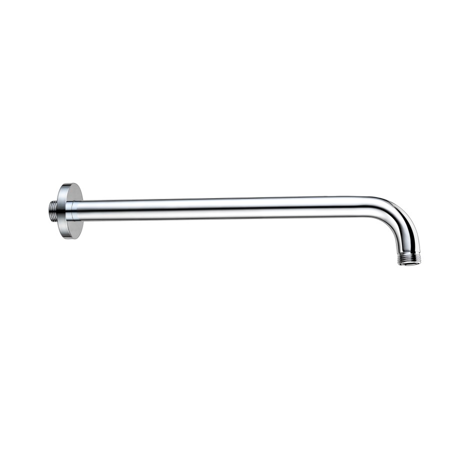 GRADE A2 - Chrome 400mm Round Wall Arm 