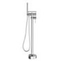 Chrome Freestanding Bath Shower Mixer with Shelf - Savannah