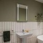 Sensio Lumino Evo+ Rectangular Bathroom Mirror with Battery Operated Lights - 500 x 700mm