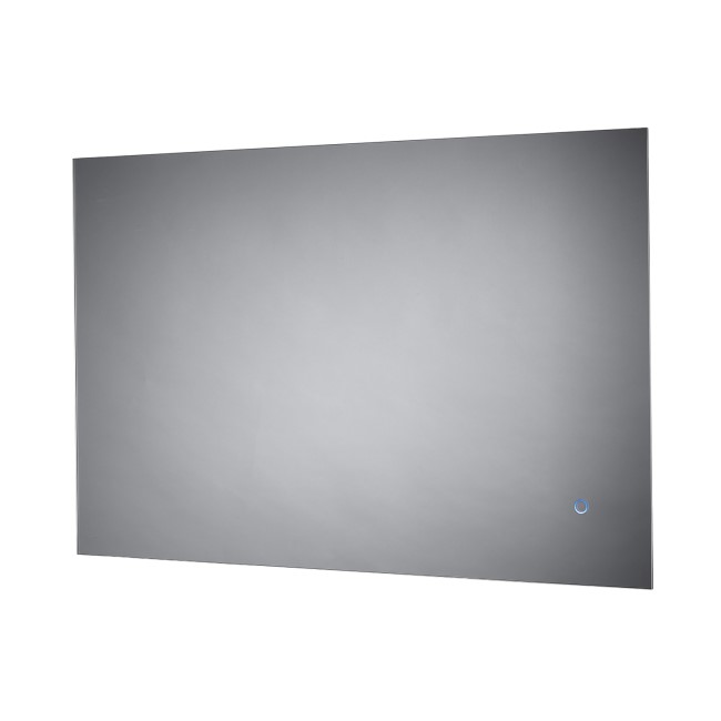 GRADE A1 - Rectangular LED Bathroom Mirror with Demister 900 x 600mm - Sensio Eden