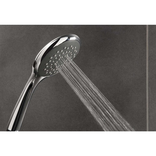 Triton High Flow 5 Spray Pattern Shower Handset - Chrome