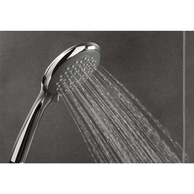 Triton High Flow 5 Spray Pattern Shower Handset - Chrome