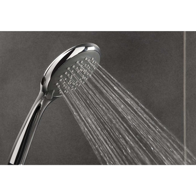 Triton High Flow 5 Spray Pattern Shower Handset - Chrome