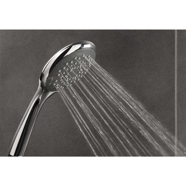 Triton High Flow 5 Spray Pattern Shower Handset - Chrome