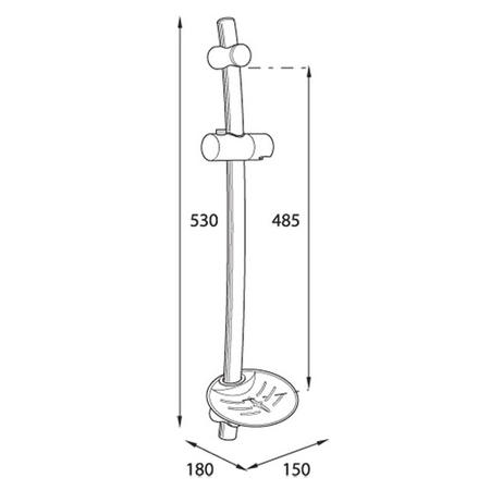 GRADE A1 - Triton T100xr 9.5kw Slimline Electric Shower