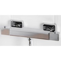 Square Thermostatic Shower Bar Valve