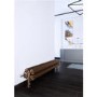 Brushed Copper Horizontal Radiator 190 x 1540mm -Industrial Style