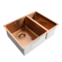 1.5 Bowl Copper Undermount Stainless Steel Kitchen Sink- Enza Tamara