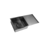 Single Bowl Black Inset Stainless Steel Kitchen Sink- Enza Tamara