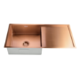 Single Bowl Copper Inset Stainless Steel Kitchen Sink- Enza Tamara