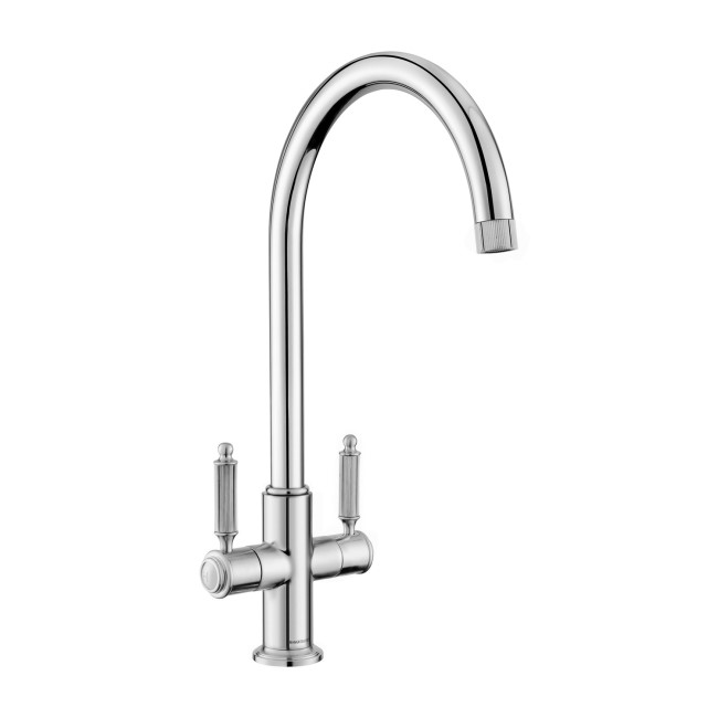 Rangemaster Hemlock Dual Lever Monobloc Mixer Kitchen Tap- Polished Chrome