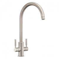 Rangemaster Intense Dual Lever Monbloc Mixer Kitchen Tap- Nickle