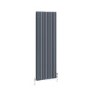 Reggio Anthracite Vertical Triple Column Traditional Radiator 1500x560mm 5626 BTU - Cast Iron Style