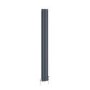 Reggio Anthracite Vertical Triple Column Traditional Radiator 1800x200mm 2218 BTU - Cast Iron Style