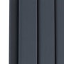 Riace Anthracite Vertical Flat Designer Radiator 1600x680mm Double Panel 6145 BTU