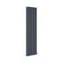 Ravello Anthracite Vertical Square Designer Radiator 1800x450mm Double Panel 5357 BTU