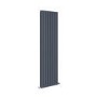 Riace Anthracite Vertical Flat Designer Radiator 1800x544mm Double Panel 5557 BTU