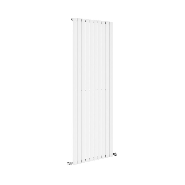 Riace White Vertical Flat Designer Radiator 1800x680mm Single Panel 4509 BTU