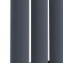 Sorrento Anthracite Vertical Oval Designer Radiator 1800x236mm Single Panel 1686 BTU