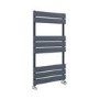 Riace Anthracite Vertical Flat Towel Radiator 800x450mm Single Panel 1120 BTU