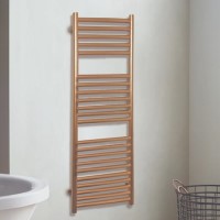 Gold Heated Towel Rail Radiator 800 x 500mm - Joanna