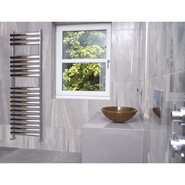 Towelrads Dorney Chrome Towel Radiator - 1500 x 500mm