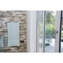 White Vertical Glass Radiator - 1063 x 532mm