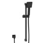 Black Single Outlet Thermostatic Mixer Shower Set with Hand Shower - Zana